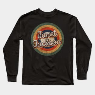 Janet Name Personalized Jackson Vintage Retro 60s 70s Birthday Gift Long Sleeve T-Shirt